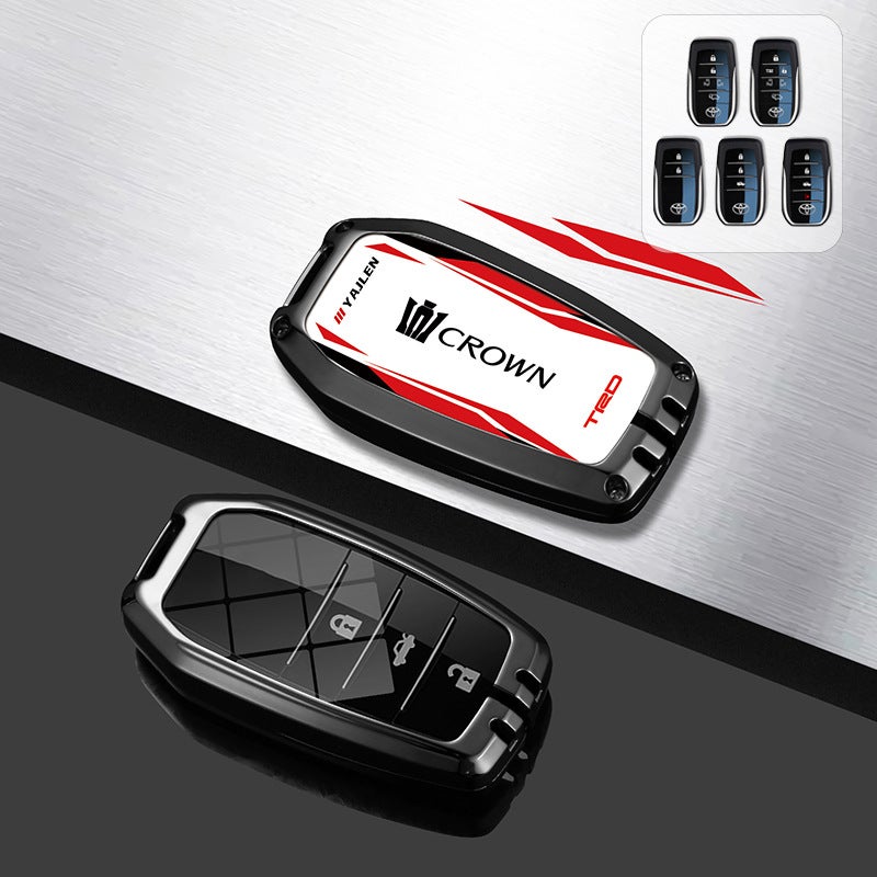 Suitable For Toyota Crown Key Set High-Grade Special Buckle 14 Generation Crown Car Key Case 14 Generation Modified Shell Buckle - Image 1